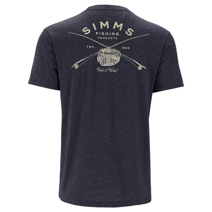 Футболка Simms Classic Tackle T-Shirt (Navy Heather)