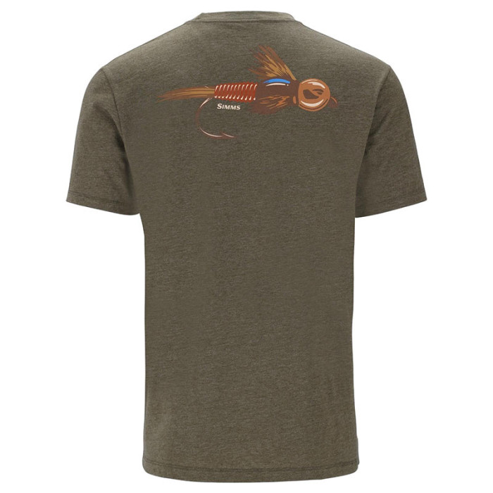 Футболка Simms Let It Fly T-Shirt (Military Heather)