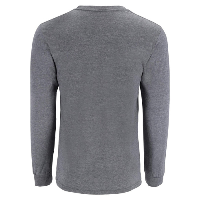 Футболка Simms Logo LS Shirt (Athletic Heather)