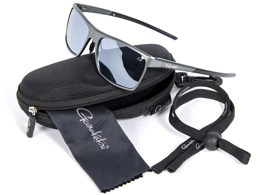 Очки поляриз. Gamakatsu G-Glasses Alu LIGHT GREY WHITE MIRROR