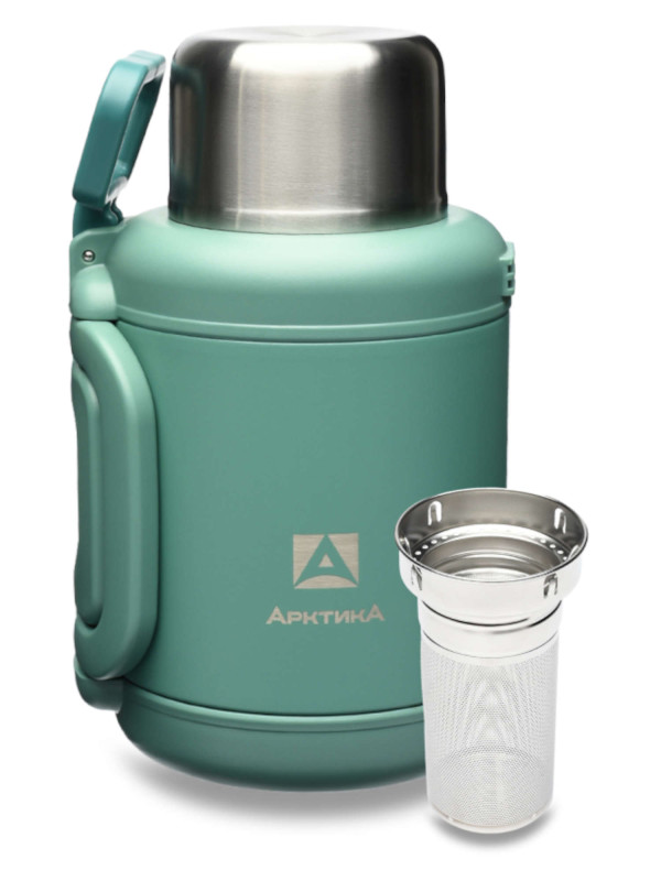 Термос бытовой, вакуумный, питьевой тм "Арктика", 1900 мл, арт.204-1900, цвет Хвоя
