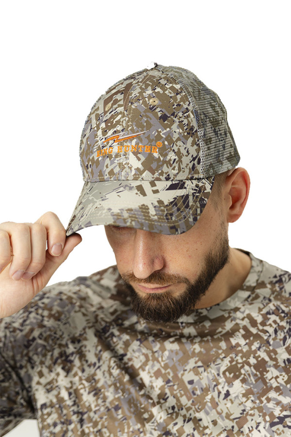 Бейсболка King Hunter AIR GRID (Camo Gray One size)