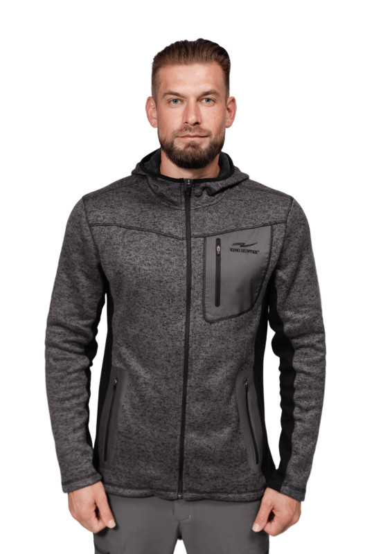 Куртка флисовая King Hunter Arctic Hood Gray