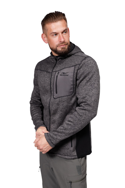 Куртка флисовая King Hunter Arctic Hood Gray