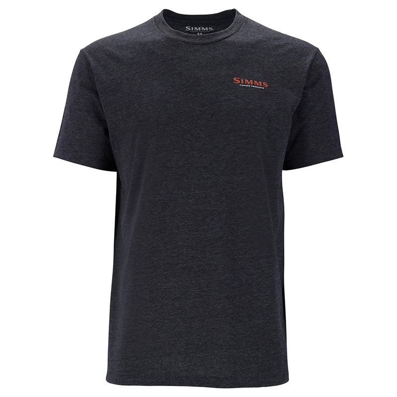 Футболка Simms Let It Fly T-Shirt (Charcoal Heather)