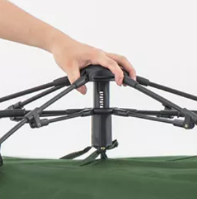 Палатка Naturehike автоматическая NH21ZP008, четырехместная, зеленая
