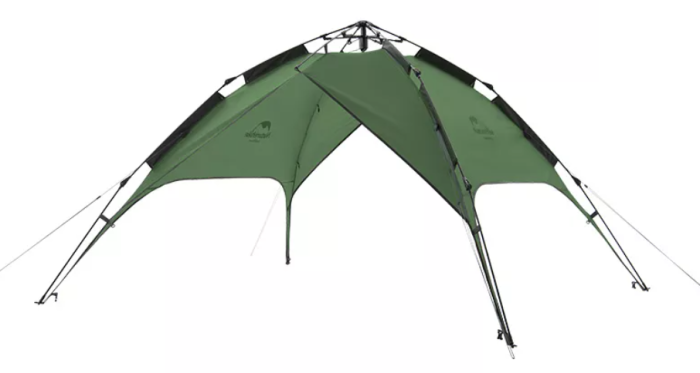 Палатка Naturehike автоматическая NH21ZP008, четырехместная, зеленая
