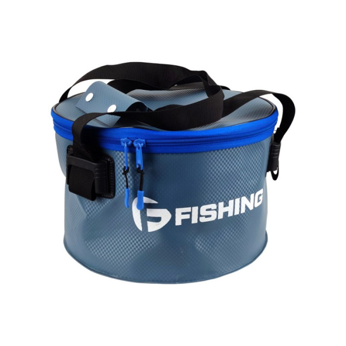 F-FISHING Ведро для прикормки с крышкой EVA 30х18см FFBWEVA30
