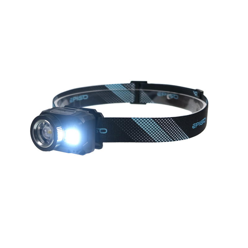 Фонарь EPILSO EPF-135 (налобный, CREE XPG 5W + COB, 1x1200mAh, 5В (USB),пластик, + работа от ААА)