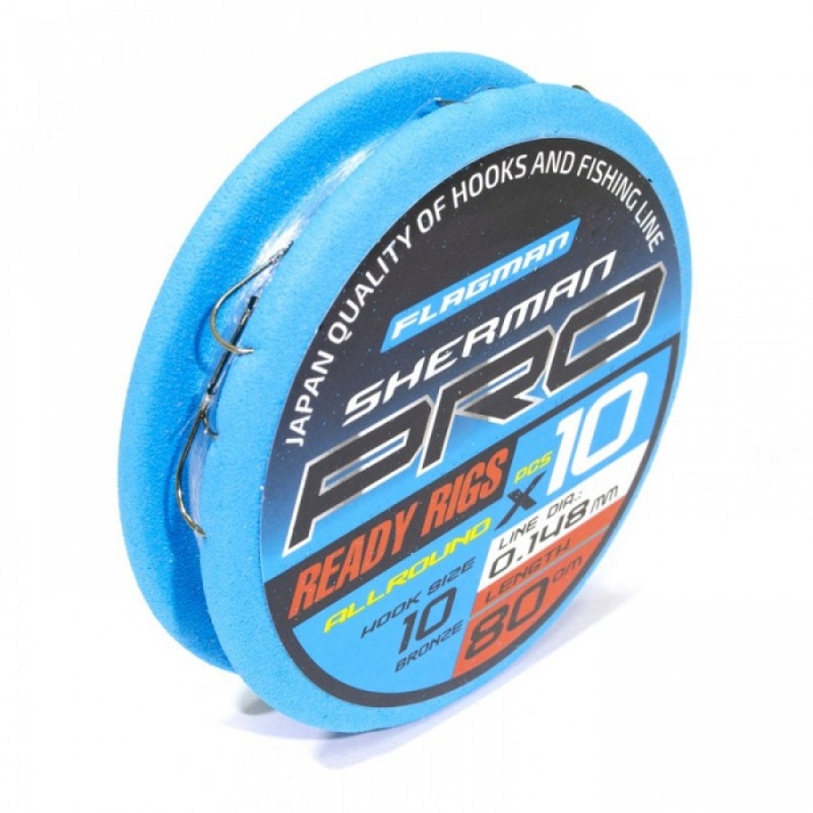 Готовый поводок Flagman Sherman Pro Allround Ready Rigs