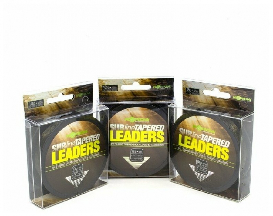 Лидер конический Subline Tapered Leader KORDA