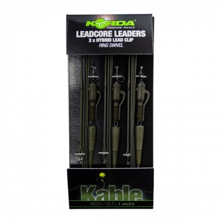 Монтаж готовый Leadcore Leader Lead Clip Weed Silt 3шт