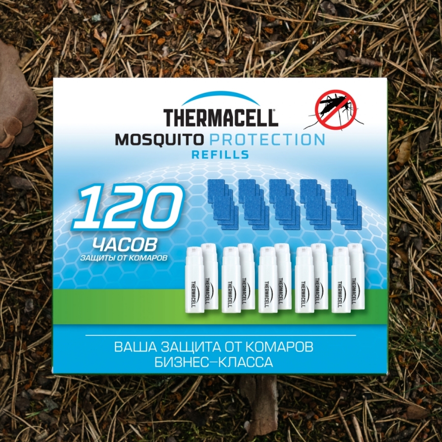 Набор запасной TERMACELL Mega Refill (10 газ.картриджа-30 пластин)