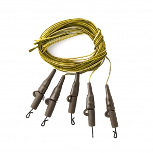 Набор готовых оснасток Nautilus Safety Clip Rig Jungle Camou 90см 45lb (5pcs)